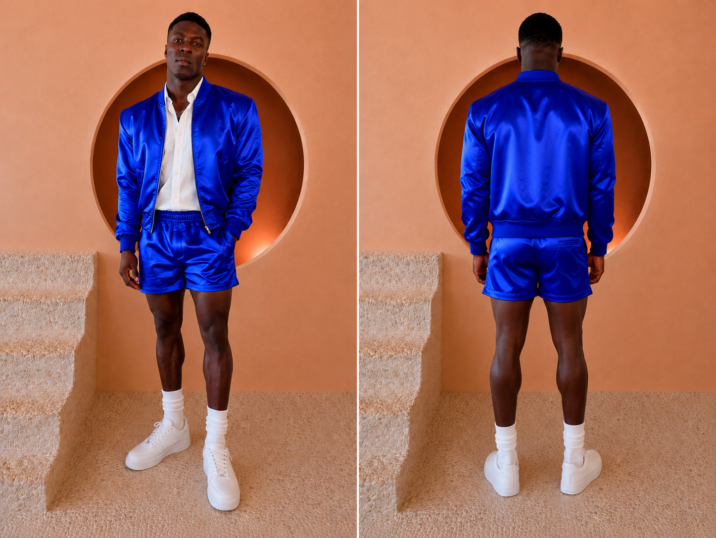 Vilakazi Bomber jacket Short set – Lee Rickie Collection