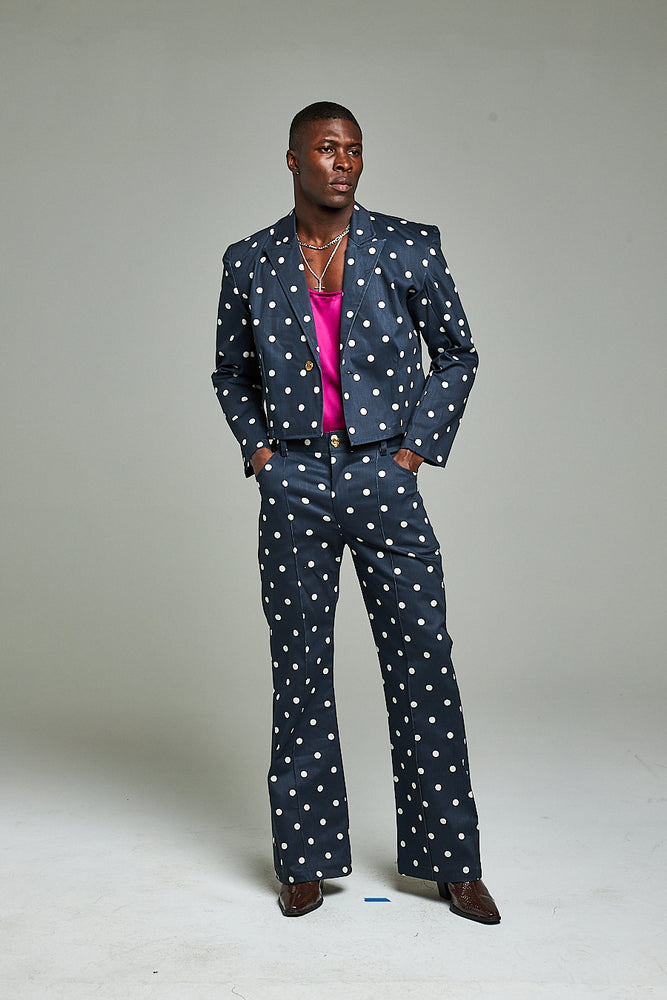 Polka Dot mens suit