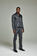 Kasim paisley leather pant set