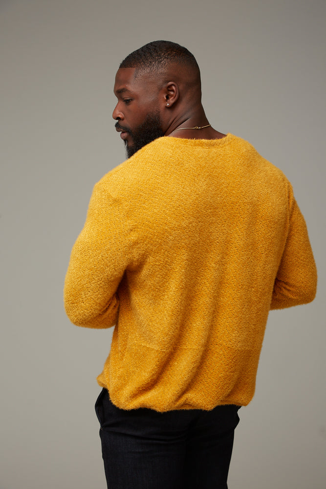 Mustard V neck Sweater